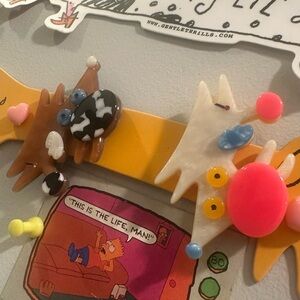 Rare DEAD STOCK Gentle Thrills Cute Butt dog hair clips